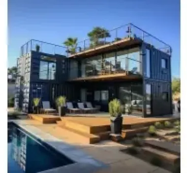 Container cafe 2 tầng 