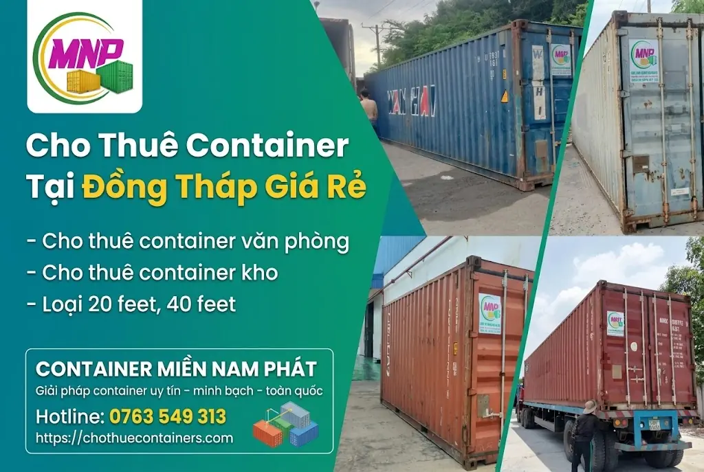Cho Thu&ecirc; Container Tại Đồng Th&aacute;p