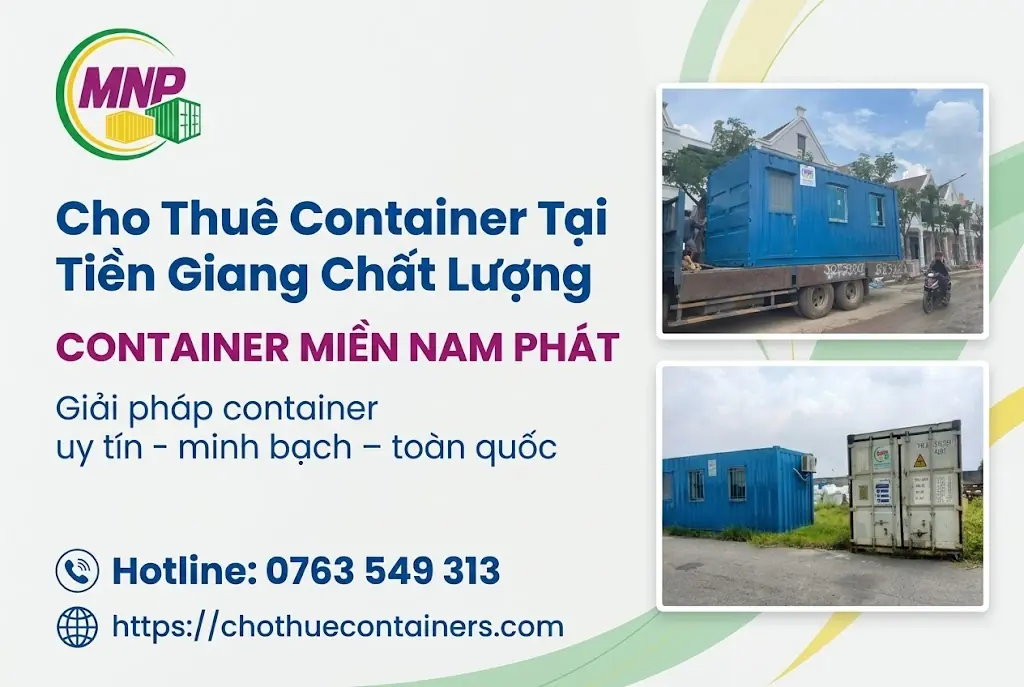 cho thu&ecirc; container Tiền Giang