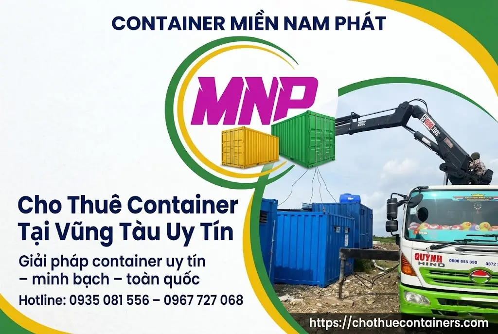 Cho Thu&ecirc; Container Tại Vũng T&agrave;u Uy T&iacute;n