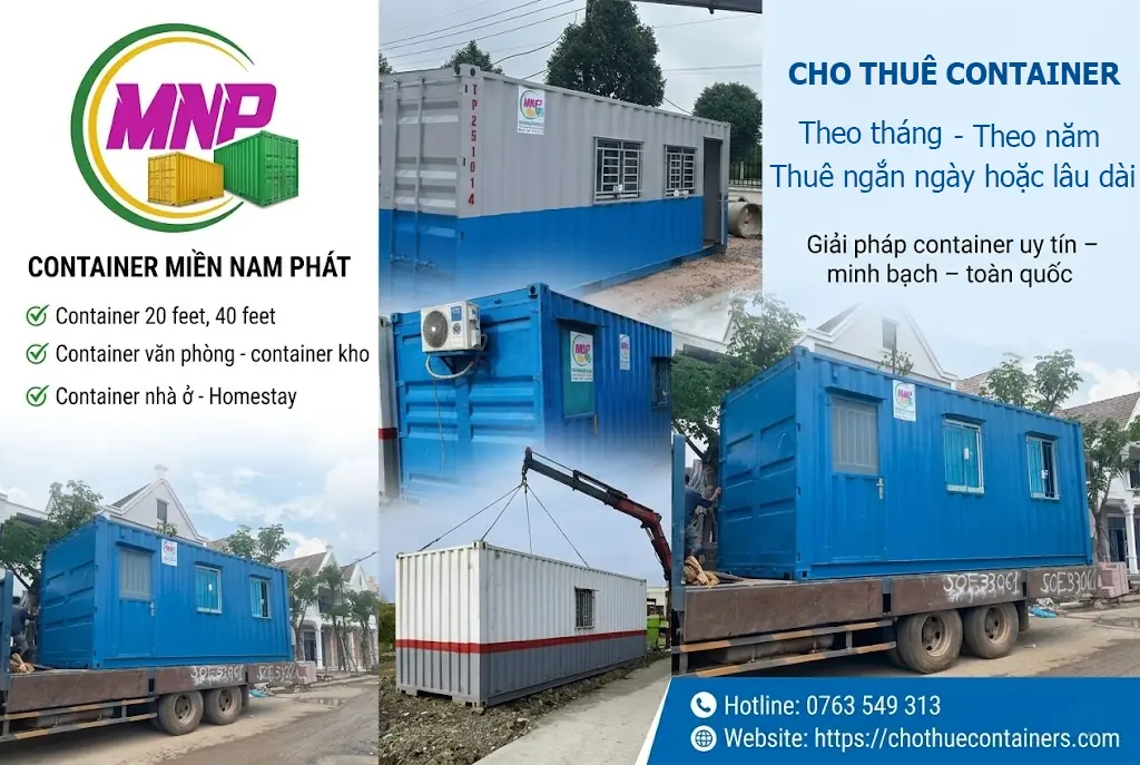 container cho thu&ecirc; gi&aacute; rẻ