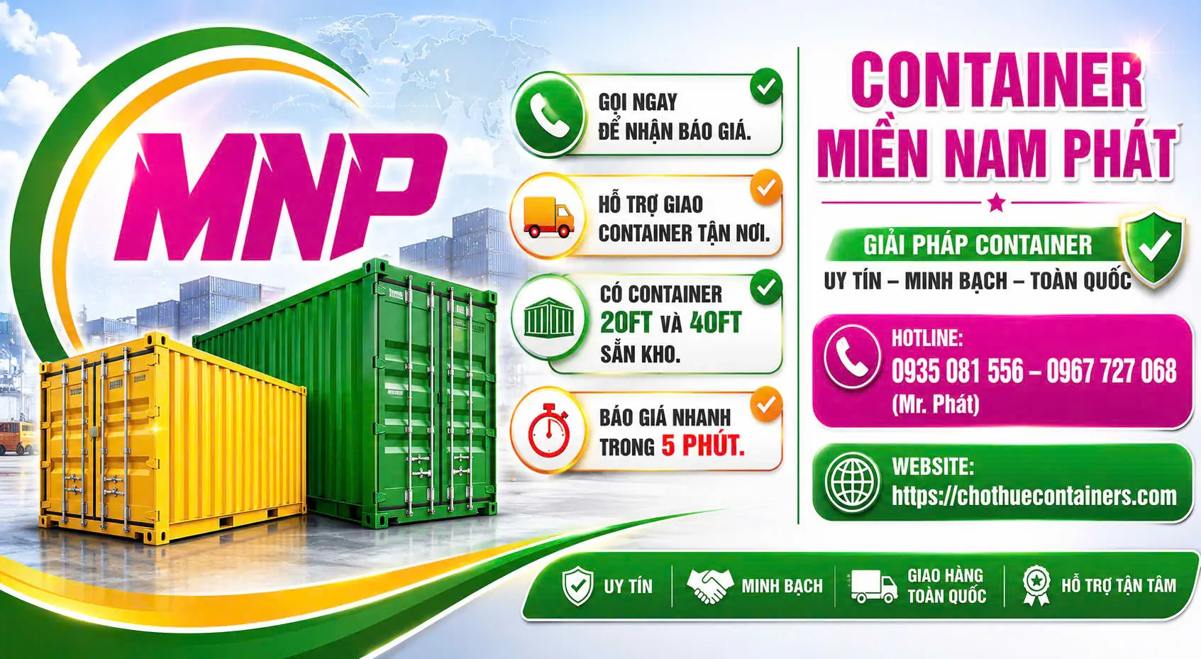 container cho thu&ecirc; Miền Nam Ph&aacute;t
