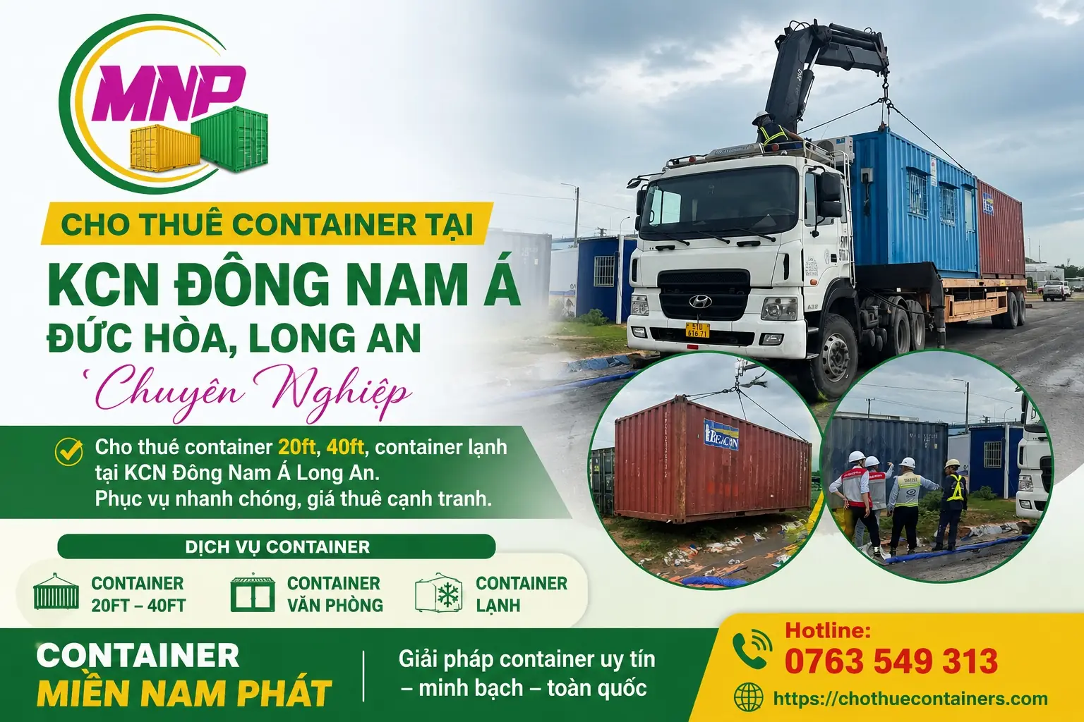 ho thu&ecirc; container tại KCN Đ&ocirc;ng Nam &Aacute;