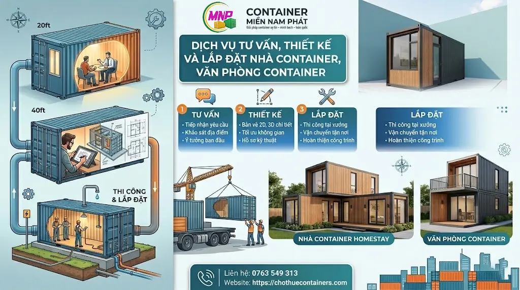 container miền nam phát