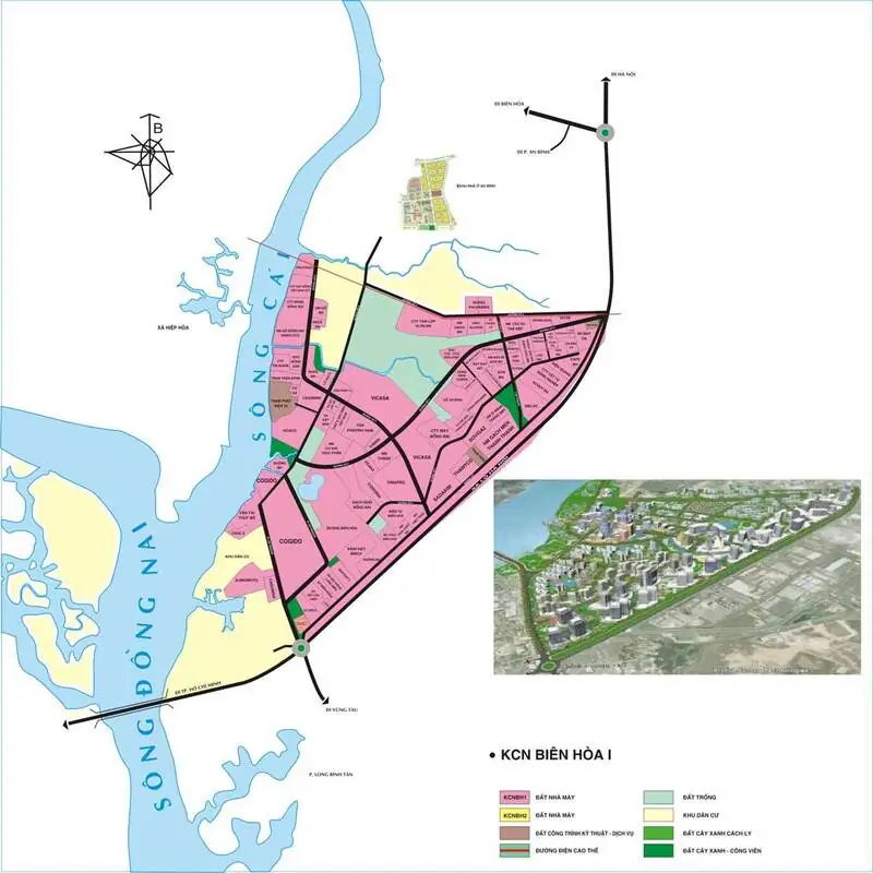 Khu C&ocirc;ng Nghiệp Bi&ecirc;n H&ograve;a 1- Đồng Nai